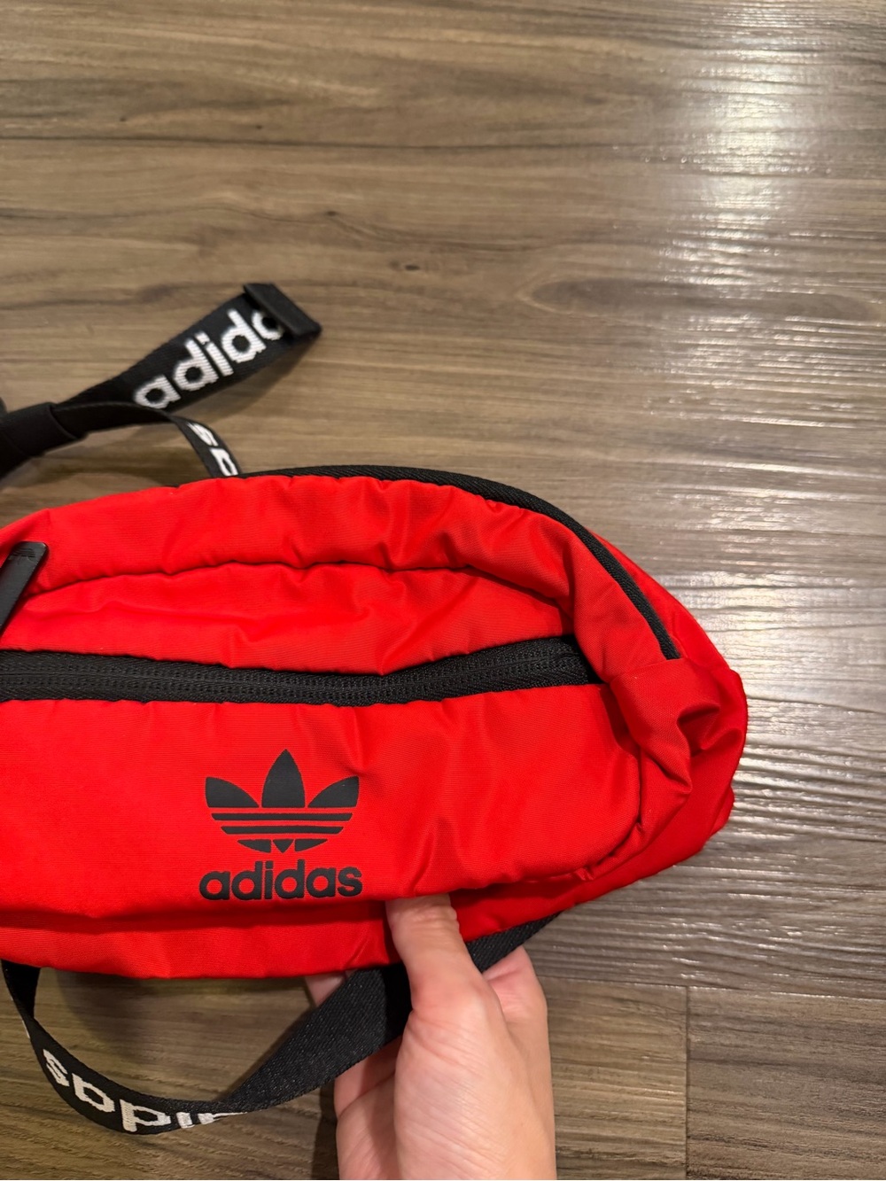 adidas originals Red Trefoil Waist Bag Fanny pack - Picture 4 of 4